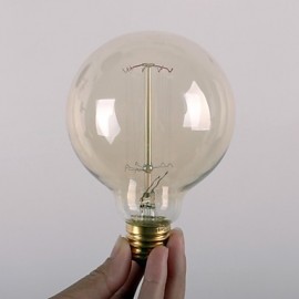 40W E27 Retro Industry Style Globe Transparent Incandescent Bulb