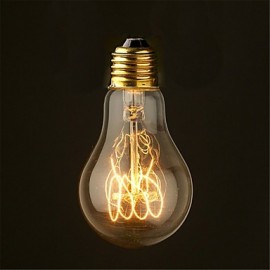 40W 2700K Vintage Edison Bulb A19 Antique Filament Style Incandescent Light Bulbs Medium(AC220-240V)