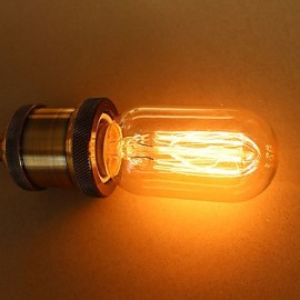 110V OR 220V Edison ST45 Bulb/ Retro Edison lamp Filament bulb/Copper E26 E27 Bulb 40W