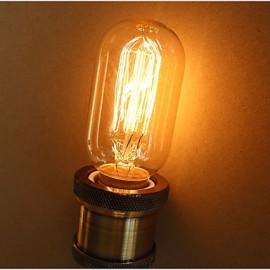 110V OR 220V Edison ST45 Bulb/ Retro Edison lamp Filament bulb/Copper E26 E27 Bulb 40W