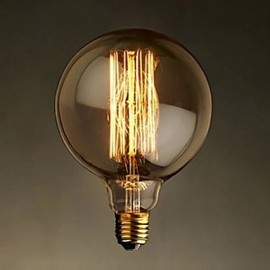E27 40W G125 Straight Wire Large Bulb Bulb Edison Retro Decorative Light Bulbs