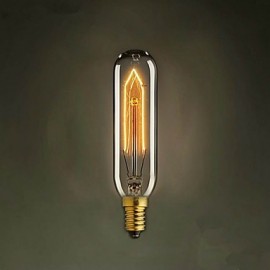 T10 E14 220V-240V 40W Tubes Creative Small Screw Edison Light Bulb