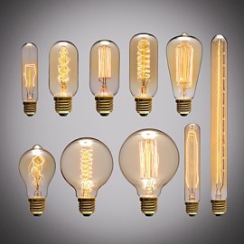 Retro Vintage E27 Artistic Filament Bulb Industrial Incandescent 40W