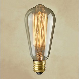 Retro Vintage E27 Artistic Filament Bulb Industrial Incandescent 40W