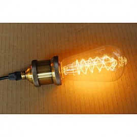 E27 60W ST64 Winding Edison Retro Decorative Light Bulb