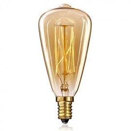 ST48 E14 220 V Edison Bulbs Yellow Light The Little Screw Base Vintage Chandelier Decoration Light