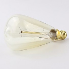 ST48 E14 220 V Edison Bulbs Yellow Light The Little Screw Base Vintage Chandelier Decoration Light