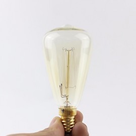 ST48 E14 220 V Edison Bulbs Yellow Light The Little Screw Base Vintage Chandelier Decoration Light