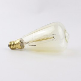 ST48 E14 220 V Edison Bulbs Yellow Light The Little Screw Base Vintage Chandelier Decoration Light