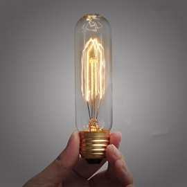 T10 25W 110V-240V Tube Edison Retro Decorative Light Bulbs