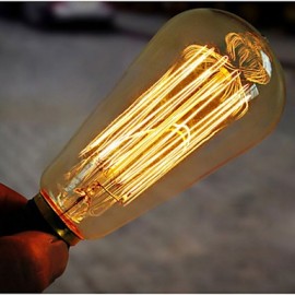 40W E27 Edison retro light bulb ST64 (220-240V)