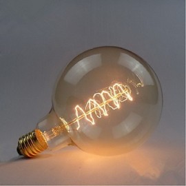 G125 wire around 60W bulb edison bulbs Bar Pearl tungsten bulb Edison light bulb retro decoration