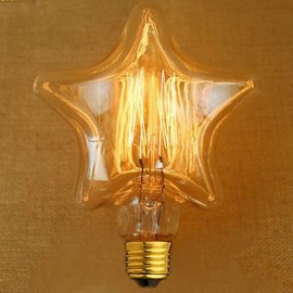 Edison Yellow Light Decoration Retro Tungsten Lamp Light Source(E27 40W)