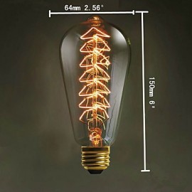 E27 40W ST64 Christmas Tree Creative Edison Light Source