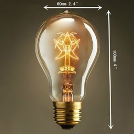 A19 Pentagram 220V-240V 40W Edison Bulbs Mainstream European And American Vintage Coffee Light Bulbs