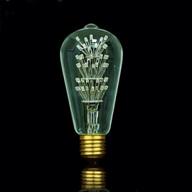 ST64 LED 3W Antique Edison Silk ball Bubble Lamp(85V-265V)
