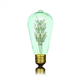 ST64 LED 3W Antique Edison Silk ball Bubble Lamp(85V-265V)