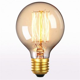 G80 E27 40W Retro Creative Art Personality Decorative Incandescent Lamp