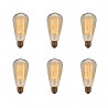 6pcs/lot ST64 E27 40W Edison Bulb Vintage Retro Lamp Incandescent Light Bulb (220-240V)