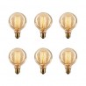 6pcs/lot G80 E27 40W Edison Bulb Vintage Retro Lamp Incandescent Light Bulb (220-240V)