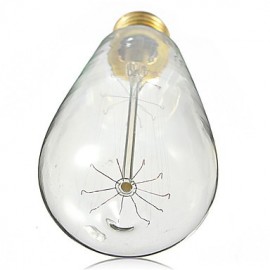 ST64 E27 40W Incandescent Vintage Edison Light Bulb For Restaurant Club Coffee Bars Light(220-240V)