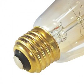 ST64 Edison Vintage Bulb 220-240V 40W E27 Amber Warm White Decorative Dimmable 4PCS