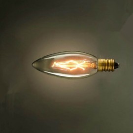 E14 25W C35 Burning Tip Of The Yellow Light 220V Edison Light Bulb Small Lo Lo Retro Retro Light Source