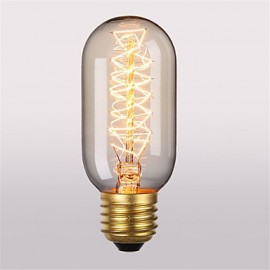 T45 E27 40W Incandescent Light Bulbs Antique Vintage Retro Edison Light Bulbs(220-240V)