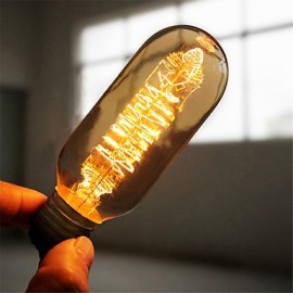 T45 E27 40W Incandescent Light Bulbs Antique Vintage Retro Edison Light Bulbs(220-240V)