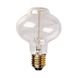 E27 AC220-240V 40W Silk Carbon Filament Incandescent Light Bulbs L80 Around Pearl