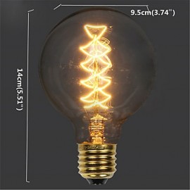 G95 40W E27 Incandescent Bulb Retro Edison Bulbs(AC220-240V)