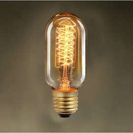 Pure Cupper Lamp Cap Retro Vintage E27 Artistic Filament Bulb Industrial Incandescent 40W