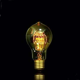 A19 25W Antique Edison Silk ball Bubble Lamp(85V-265V)