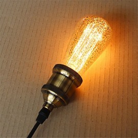 ST64 60W E27 Vintage Edison Bulbs Incandescent Bulbs Filament Retro Light For Pendant Lamp (AC220-240V)