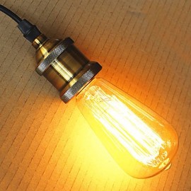40W Edison ST64 Straight Wire light Bulbs for Sale Edison Art Decoration Light