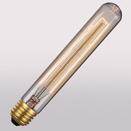 T185 220-240V 25W Nostalgic Atmosphere Flute Tube Edison Retro Decorative Light Bulb