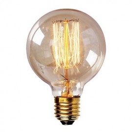 G80 E27 40W Incandescent Vintage Light Bulb for Household Bar Coffee Shop Hotel (AC220-240V)