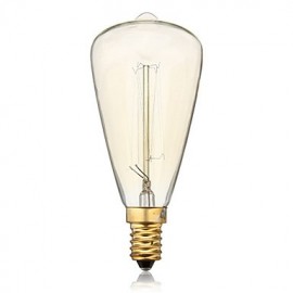 ST48 E14 40W Incandescent Vintage Light Bulb for Household Bar Coffee Shop Hotel (AC220-240V)