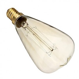 ST48 E14 40W Incandescent Vintage Light Bulb for Household Bar Coffee Shop Hotel (AC220-240V)