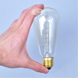 E27 AC220-240V 40W Incandescent Light Bulbs Lighting Antique Edison Bulb Christmas Tree