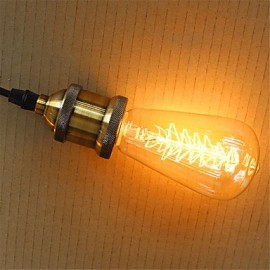 ST64 E27 40W 2700K Vintage Edison Bulb Incandescent Light Bulb(220-240V)