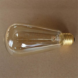 ST64 E27 40W 2700K Vintage Edison Bulb Incandescent Light Bulb(220-240V)