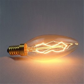 C35 40W E14 Incandescent Bulb Retro Edison Light Bulb(AC220-240V)