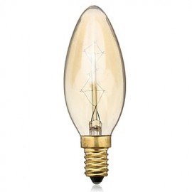C35 40W E14 Incandescent Bulb Retro Edison Light Bulb(AC220-240V)