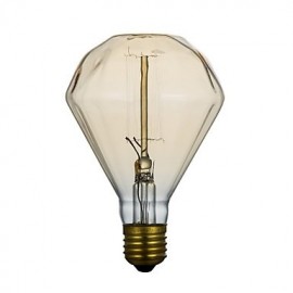 E27 40W G95 Diamond Straight Wire 220V Edison Lamp, A Large Lo Lo Bar Pendant Lamp