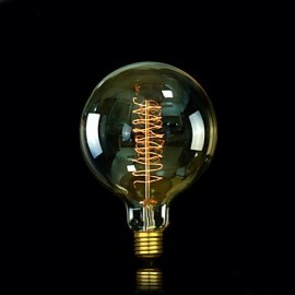 G125 64AK 40W Antique Edison Silk ball Bubble Lamp(85V-265V)