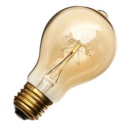 A19 Pentagram E27 40W Incandescent Vintage Light Bulb for Household Bar Coffee Shop Hotel (220-240V)