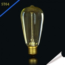 ST64 13AK 40W Antique Edison Silk ball Bubble Lamp(85V-265V)
