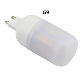 E26/G9/GU10 3.6W 27x5730SMD 400LM 3000~3500K Warm White Light LED Corn Frosted Cover bulb AC 110V~120V