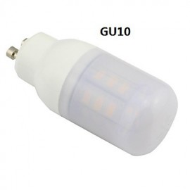 E26/G9/GU10 3.6W 27x5730SMD 400LM 3000~3500K Warm White Light LED Corn Frosted Cover bulb AC 110V~120V